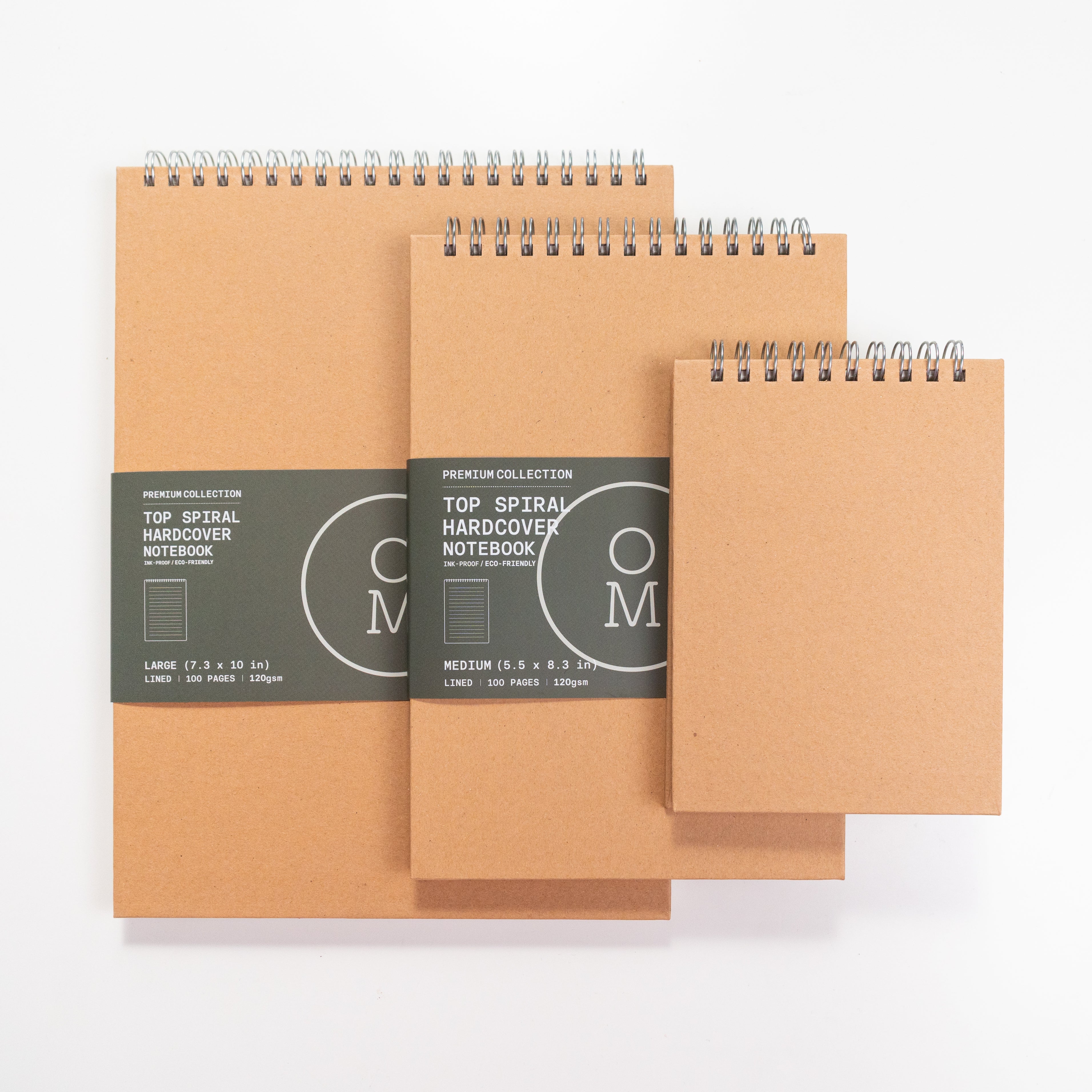 Hardcover Top Spiral Steno Kraft Notebooks – Occasional Motto