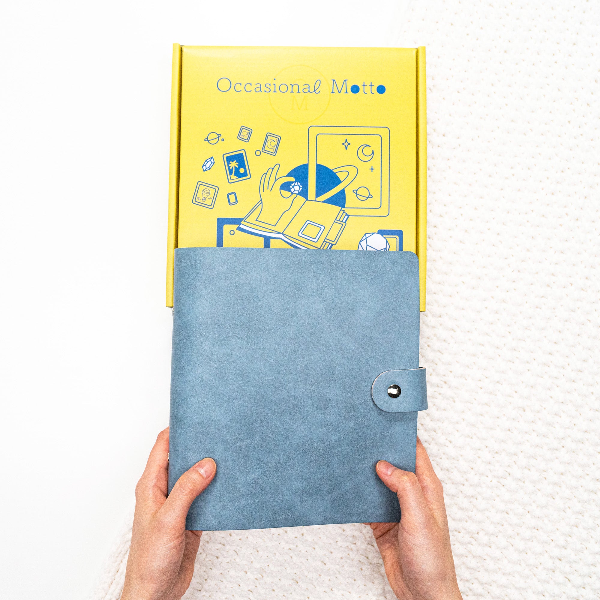 Personalized Linen Hardcover Photo album fits for Instax Mini, Square, Wide  & 600 | 48 Pockets Photo Album | Occasional Motto Handmade Album