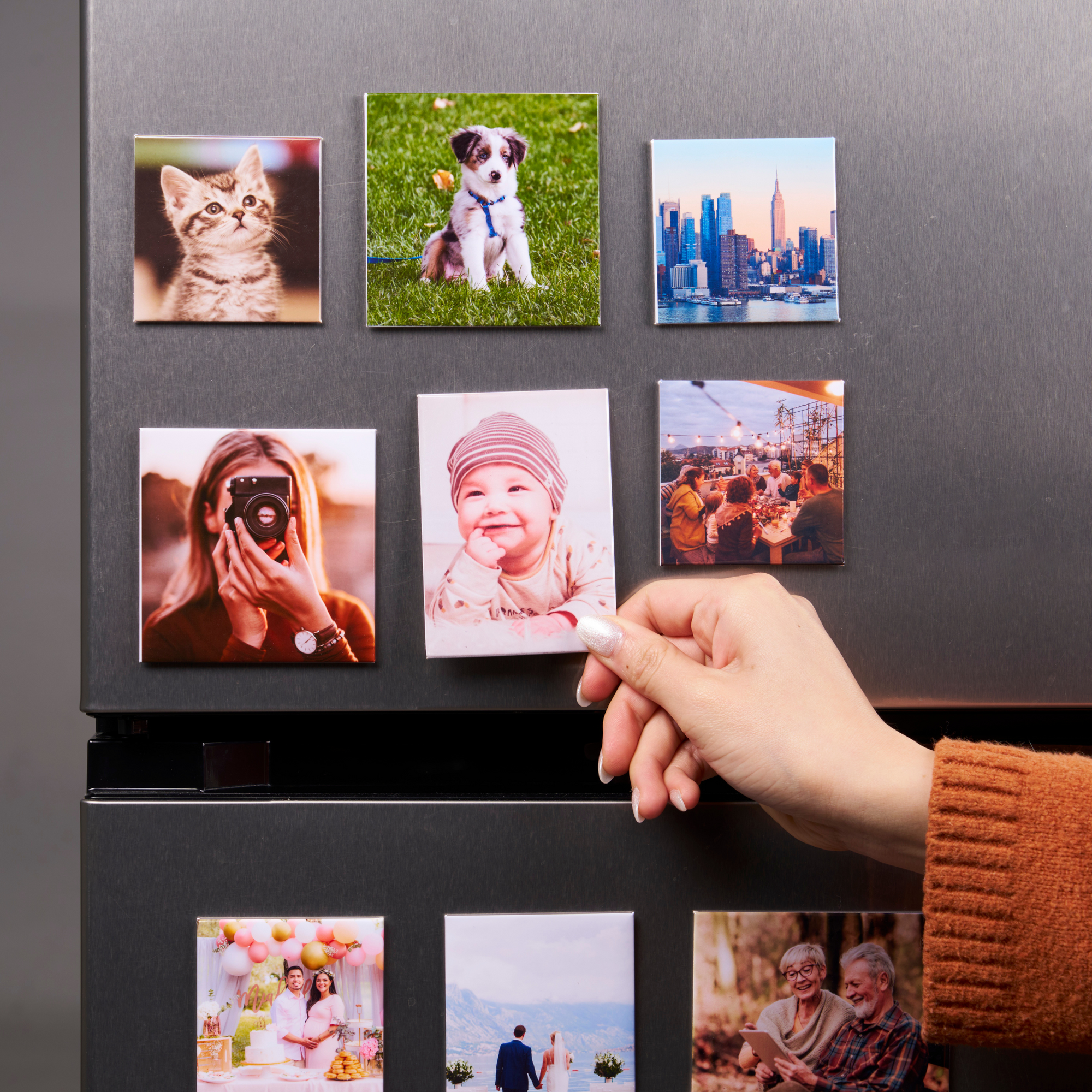 Custom Premium Hardback Fridge Photo Magnets