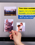 Custom Premium Hardback Fridge Photo Magnets