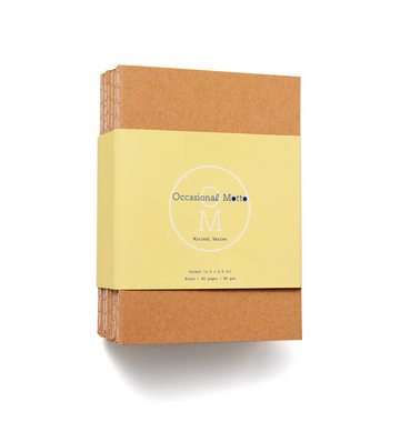 Pocket A6 Stitched Bound Notebooks - 4x5.5 in