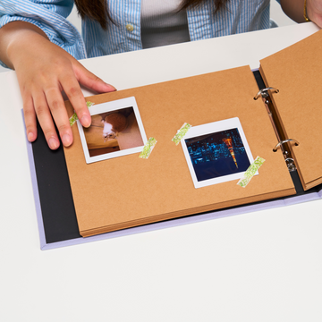 Personalized Linen Hardcover Binder Scrapbook (Landscape)