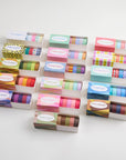 5-Roll Essential Washi Tape Set, 15mm x 5 Meters Each Roll