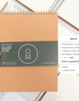 Hardcover Top Spiral Steno Kraft Notebooks