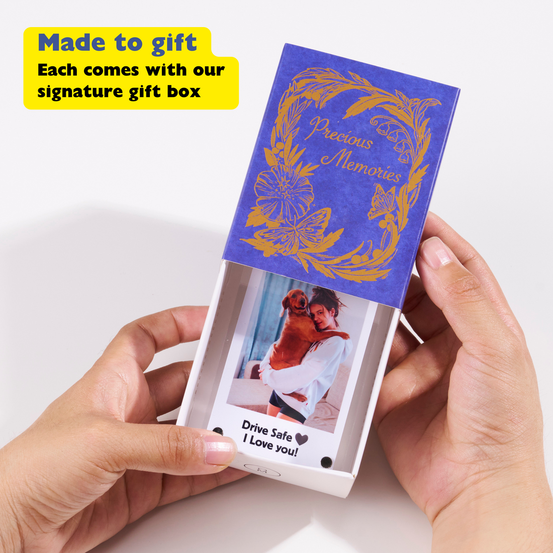 Custom Sleek Acrylic Car Visor Photo Clip