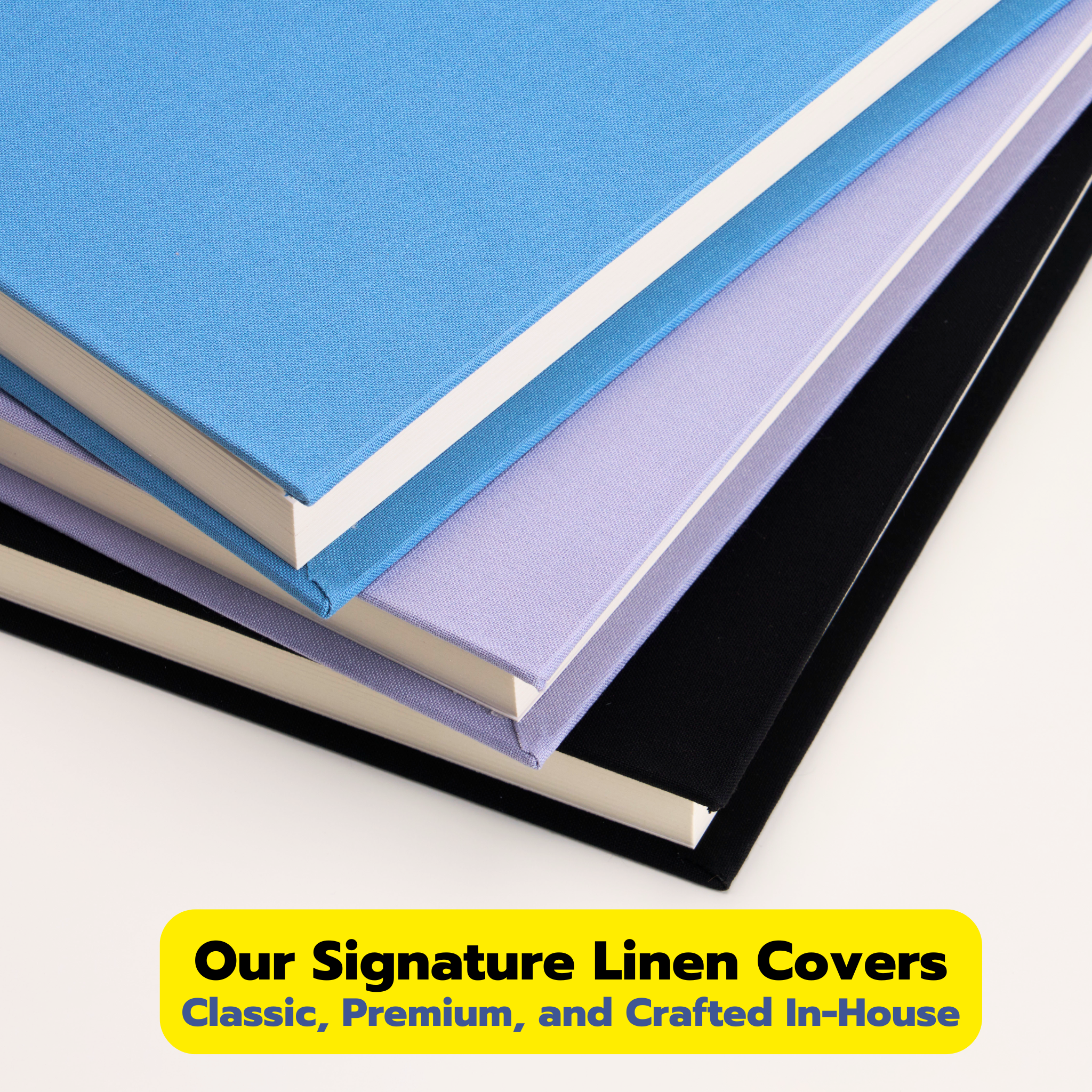 Personalized Linen Hardcover Photo Album For Vertical 4x6 inch Photos (48 pockets / writable cardstock)