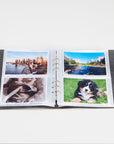 Soft PU Textured Leather Photo Album - Holds 160 4x6 Photos