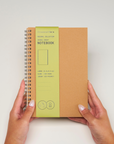 A5 Medium Kraft Cover Left Spiral Notebooks