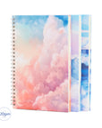 Set of 3 Hardcover Serenity Scenes Spiral Notebooks With 120gsm Ink-proof Pages