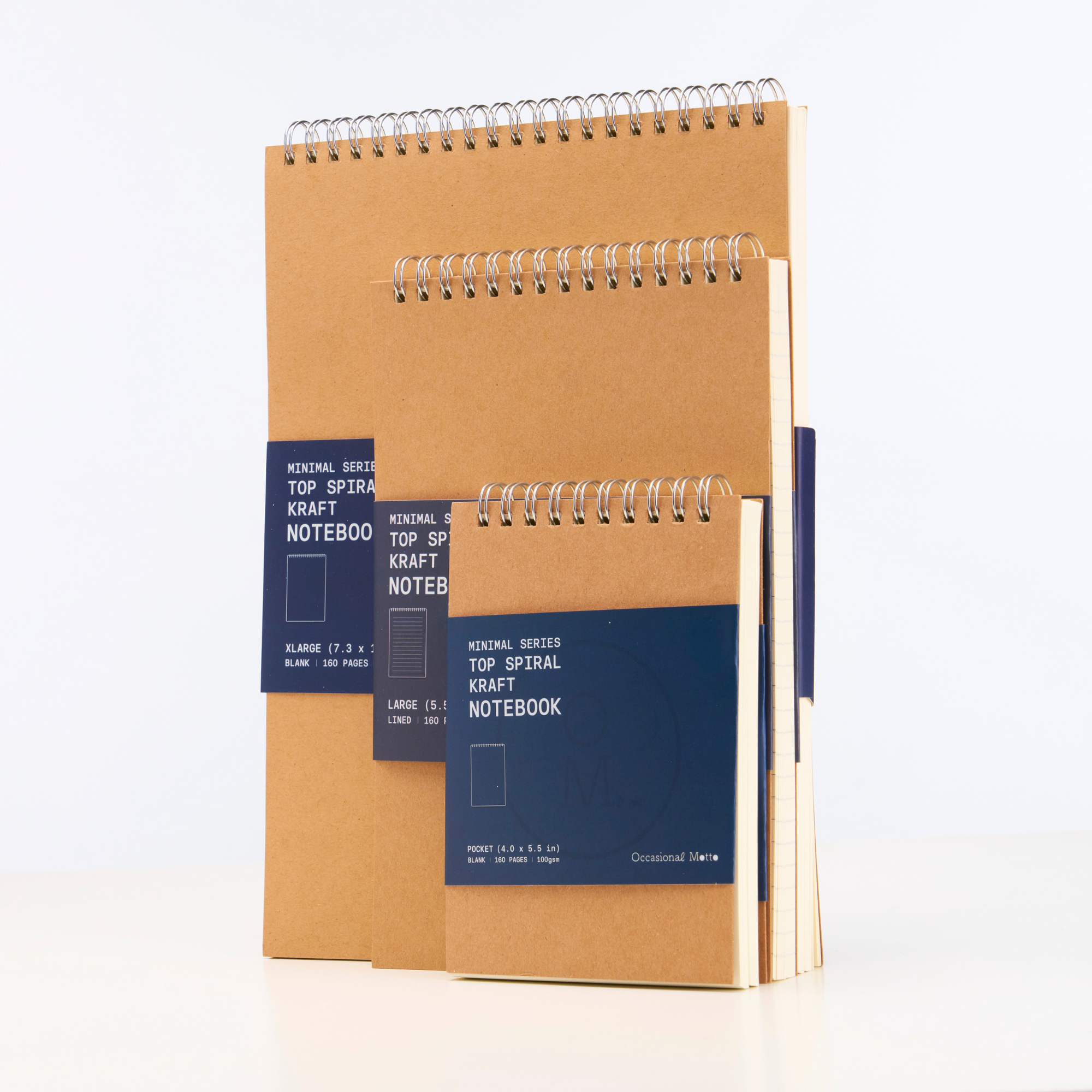 Top Spiral Kraft Cover Notepad