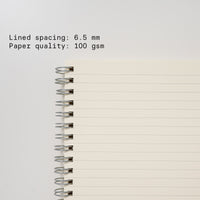 Kraft Cover A5 Medium Sized Spiral Notebooks