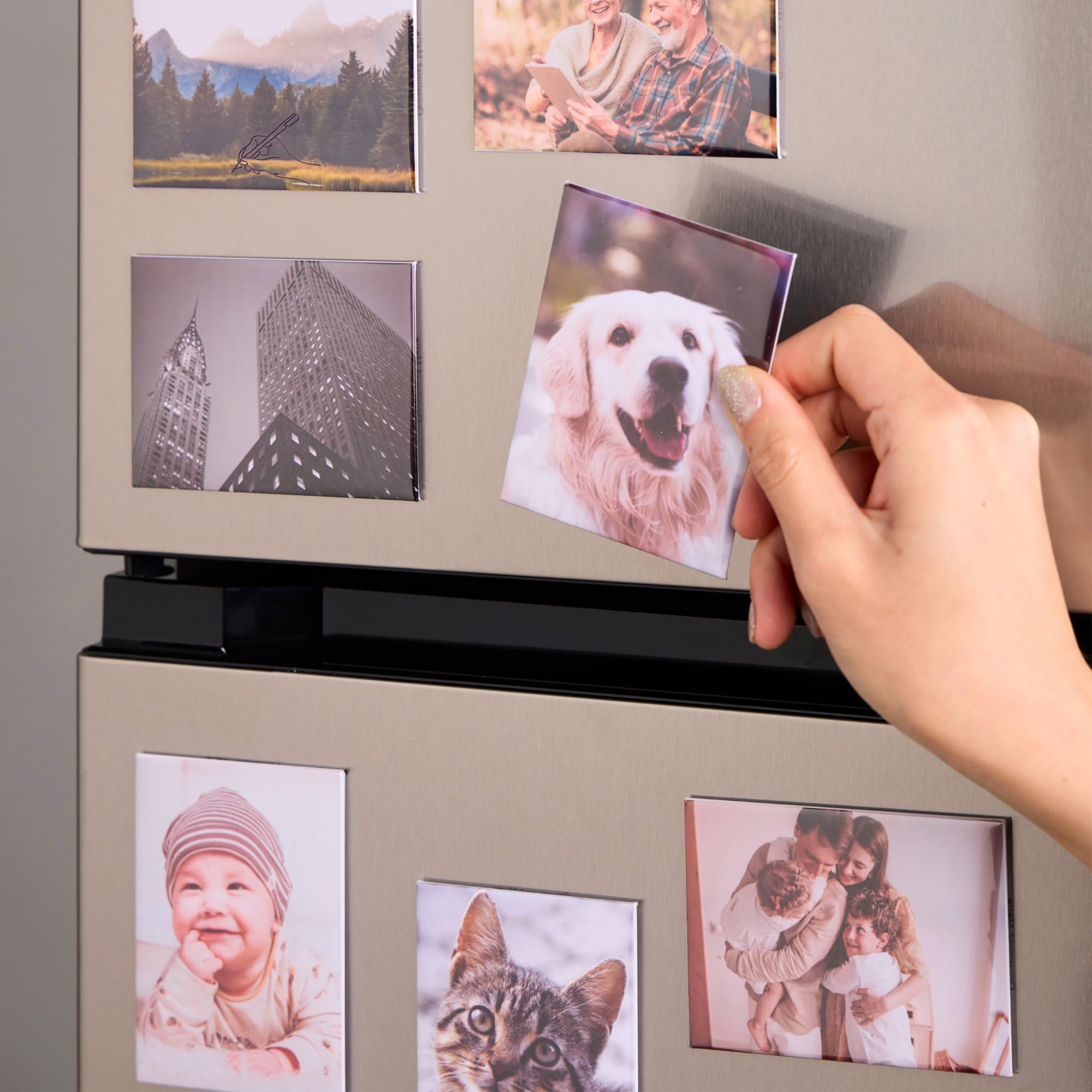 Custom Premium Hardback Fridge Photo Magnets