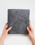 Soft PU Textured Leather Photo Album - Holds 160 4x6 Photos