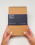 Top Spiral Kraft Cover Notepad