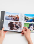 Soft PU Textured Leather Photo Album - Holds 160 4x6 Photos