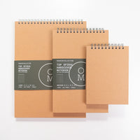 Hardcover Top Spiral Steno Kraft Notebooks