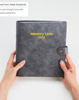 Soft PU Textured Leather Photo Album - Holds 160 4x6 Photos