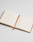 Squared linen cover notebooks