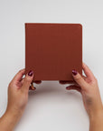 Squared linen cover notebooks