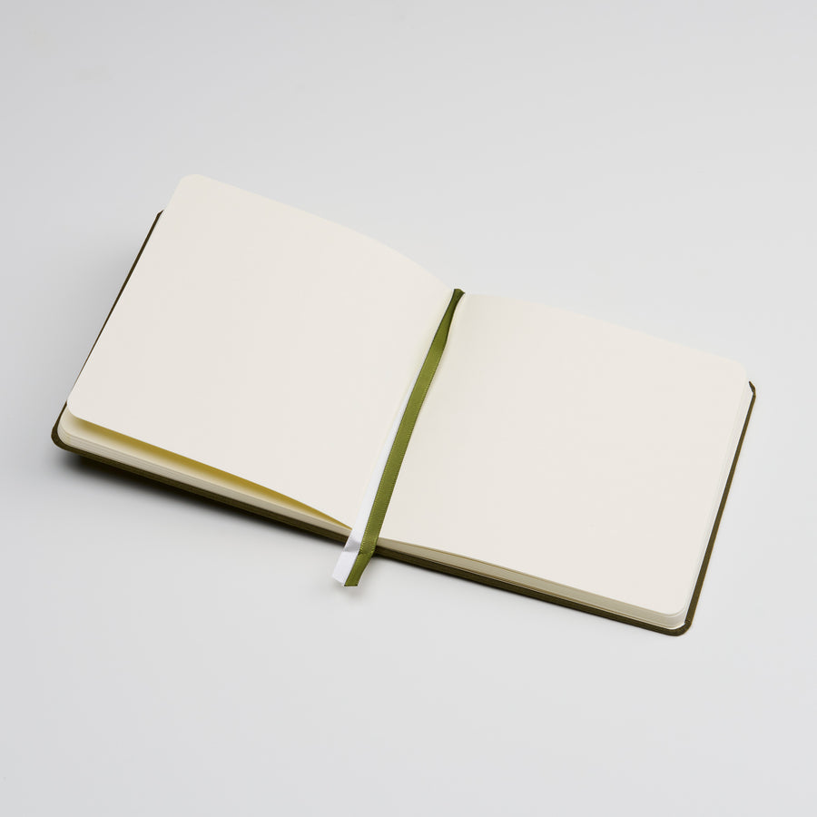 Squared linen cover notebooks