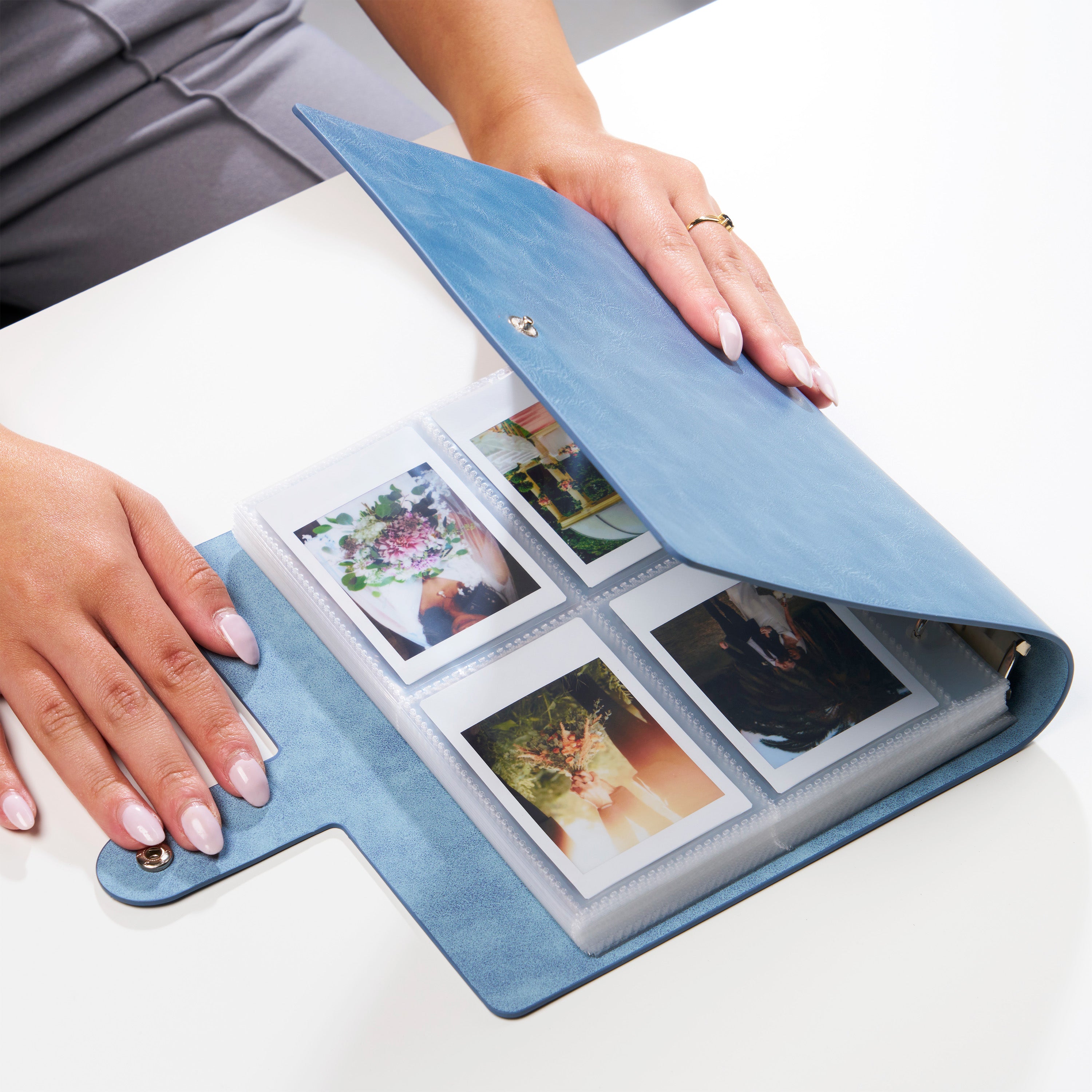 Personalized Soft PU Leather Cover Photo Album For Inciardi Mini, Instax & i-Type Film