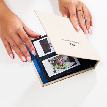 Minimalist Linen Hardcover Photo Album for Inciardi Mini, Instax & i-Type Film