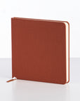 Squared linen cover notebooks