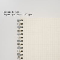 Kraft Cover A5 Medium Sized Spiral Notebooks