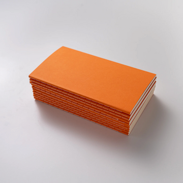 Set of 50 Dotted Orange Cover 3.5x5 inches notebooks