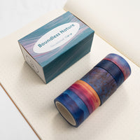 5 Rolls Boundless Nature Washi Tape Set - Signature Wide Collection