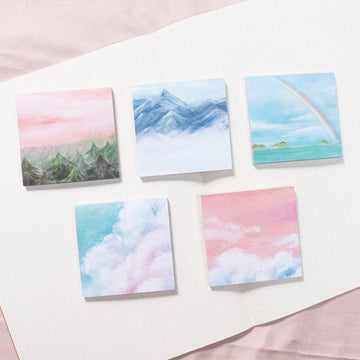 Misty Nature Sticky Notes