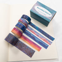 5 Rolls Boundless Nature Washi Tape Set - Signature Wide Collection