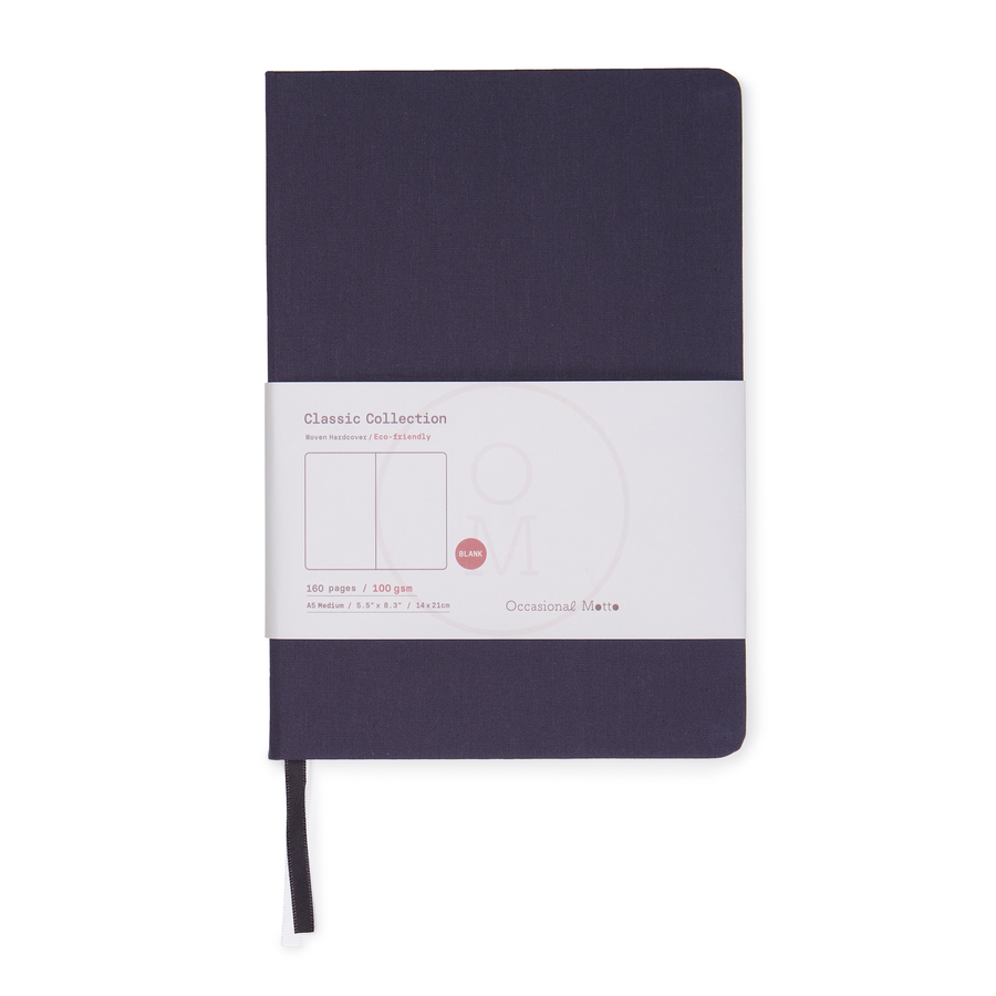 A5 Linen Hardcover Notebooks