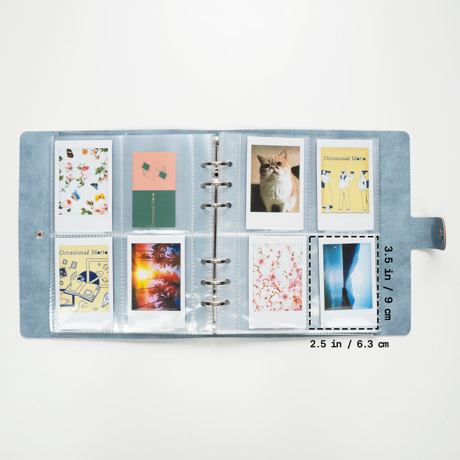 Textured PU Leather Photo Album With 300 Photos Capacity For Instax Mi –  Occasional Motto