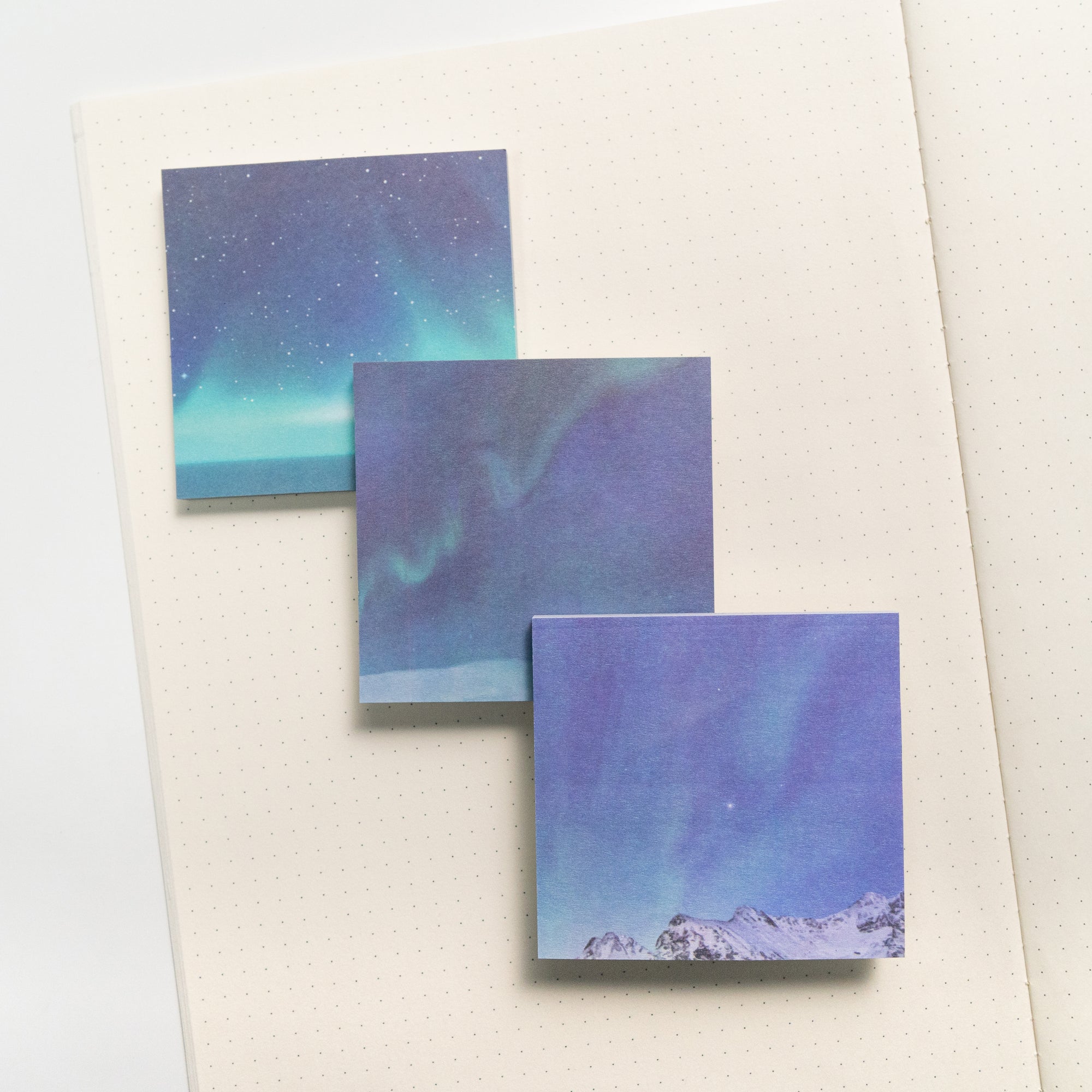 Set of 3 Nature Scenery Sticky Notes