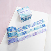 3 Rolls Floral Charm Washi Tape Set