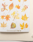 Enchanting Fall Autumn Leaves Sticker Sheet