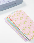 Set of 20 Floral Designs Eco-friendly Paper Envelopes