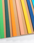 Set of 8 Stitched Notebooks with 100gsm inner paper and color stripes