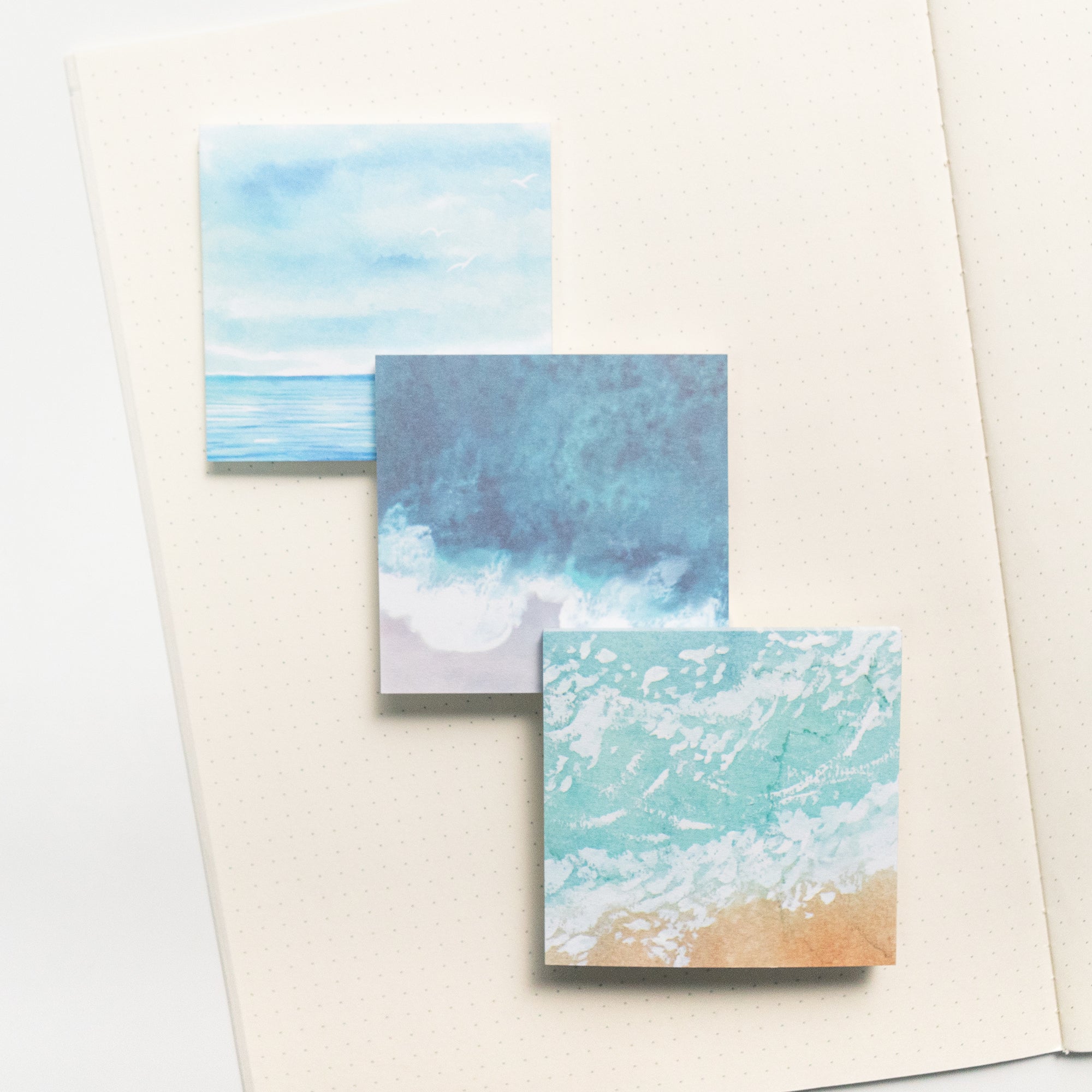 Set of 3 Nature Scenery Sticky Notes