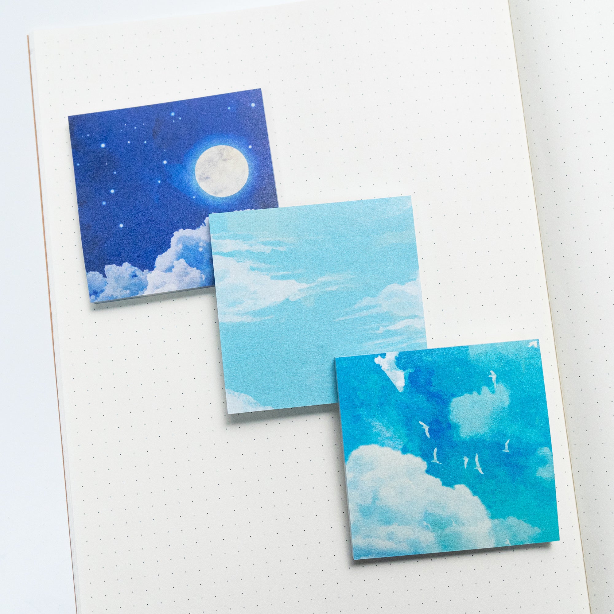 Set of 3 Nature Scenery Sticky Notes