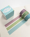 3 Rolls Aesthetic Washi Tape Set