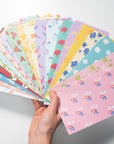 Set of 20 Floral Designs Eco-friendly Paper Envelopes