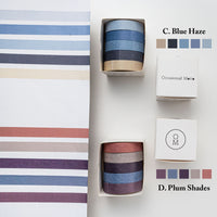 5 Colors Washi Tape Sets - Basic Color Palettes