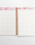 Hardcover Spiral Undated Planner for 12 Months