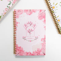 Hardcover Spiral Undated Planner for 12 Months