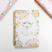 Hardcover Spiral Undated Planner for 12 Months