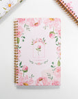 Hardcover Spiral Undated Planner for 12 Months