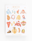 My Closet - Winter Clothing Themed Sticker Sheet