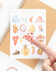 My Closet - Winter Clothing Themed Sticker Sheet